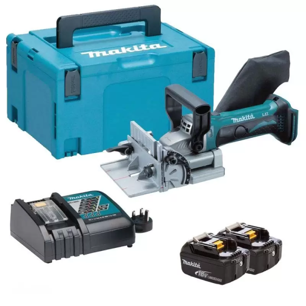 Máy Ghép Mộng Dùng Pin Makita DPJ180RFE (18v) (kèm 02 pin 3.0 + sạc nhanh)