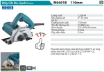 Máy Cắt Đá/gạch Makita M0401B (110mm)