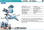 Máy Cưa Đa Góc Trượt Makita LS1018L (255mm)