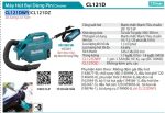 Máy Hút Bụi Dùng Pin Makita CL121DWY (12v max) (kèm 01 pin + sạc)