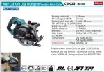 Máy Cắt Kim Loại Dùng Pin Makita CS002GZ01 (185mm/bl)(40v (không kèm pin sạc)