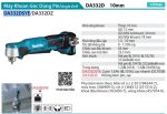 Máy Khoan Góc Makita DA332DSYE (12v max) (kèm 02 pin 1.5ah + sạc)