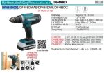 Máy Khoan Và Vặn Vít Dùng Pin Makita DF488D002 (bl1815g*2+ (kèm 02 pin + sạc)