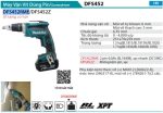 Máy Vặn Vít Dùng Pin Makita DFS452RME (bl)(18v) (kèm 02 pin 4.0ah + sạc nhanh)