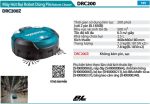 Máy Hút Bụi Robot Dùng Pin Makita DRC200Z (bl)(18v) (không kèm pin sạc)
