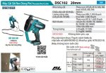 Máy Cắt Sắt Ren Dùng Pin Makita DSC102Z (bl)(18v-14.4v) (không kèm pin sạc)