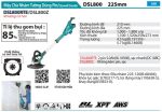 Máy Chà Nhám Tường Dùng Pin Makita DSL800RTE (aws/bl)(18v) (kèm 02 pin 5.0 + sạc nhanh)