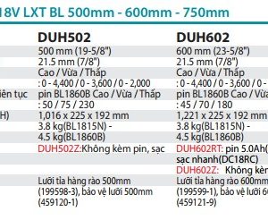 Máy Tỉa Hàng Rào Dùng Pin Makita DUH502Z (500mm/bl)(18v) (không kèm pin sạc)