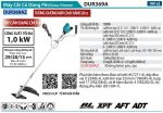 Máy Cắt Cỏ Dùng Pin Makita DUR369AZ (bl)(18vx2) (không kèm pin sạc)