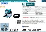 Máy Hút Bụi Dùng Pin Makita DVC864LZX (hepa/aws/bl)(18vx2) (không kèm pin sạc)