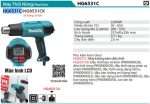 Máy Thổi Nóng Makita HG6531C (2000w)