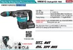 Máy Đục Bê Tông Dùng Pin Makita HM001GZ (aws/bl)(40v max (không kèm pin sạc)