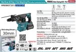 Máy Khoan Bê Tông 3 Chức Năng Dùng Pin Makita HR008GZ ((không kèm pin sạc)