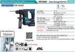 Máy Khoan Bê Tông Makita HR166DSMJ (bl)(12v max)