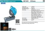 Máy Cắt Sắt Makita LW1401 (355mm)