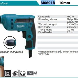 Máy Khoan Makita M0601B (10mm)