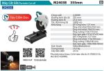 Máy Cắt Sắt Makita M2403B (355mm2200w)