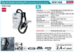 Máy Hút Bụi Đeo Vai Dùng Pin Makita VC011GZ